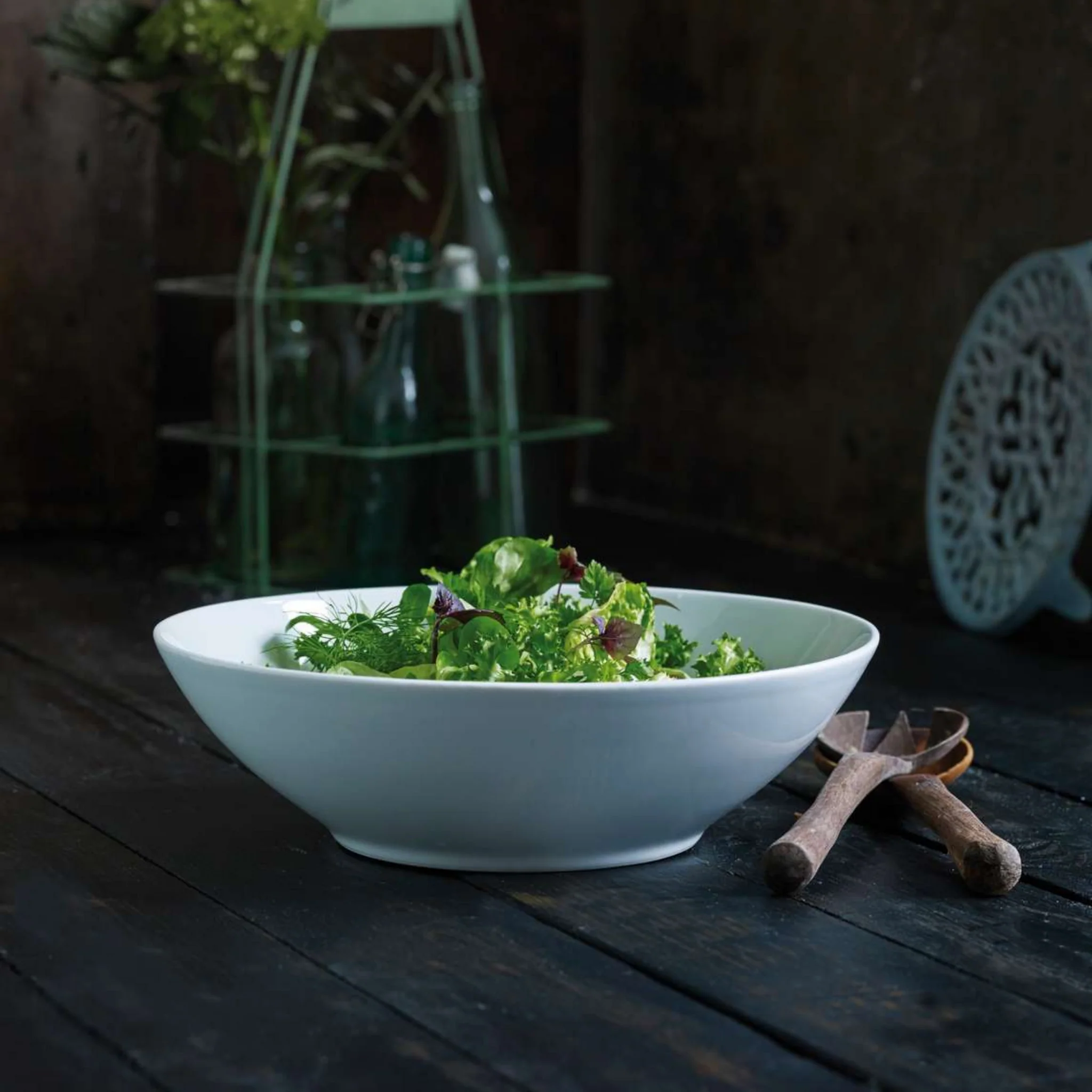 Everyday Serving Bowl (Cecil) - Pillivuyt (14.5in Dia x 3in H / 4.5qt)