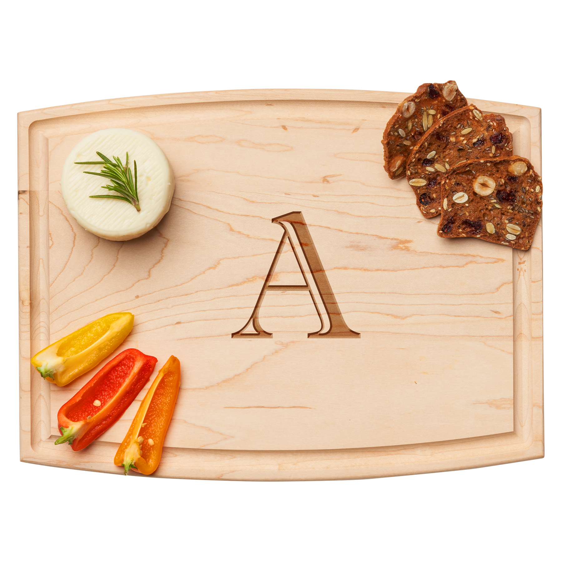 Arched Artisan Board - Maple Leaf (12in x 9in)
