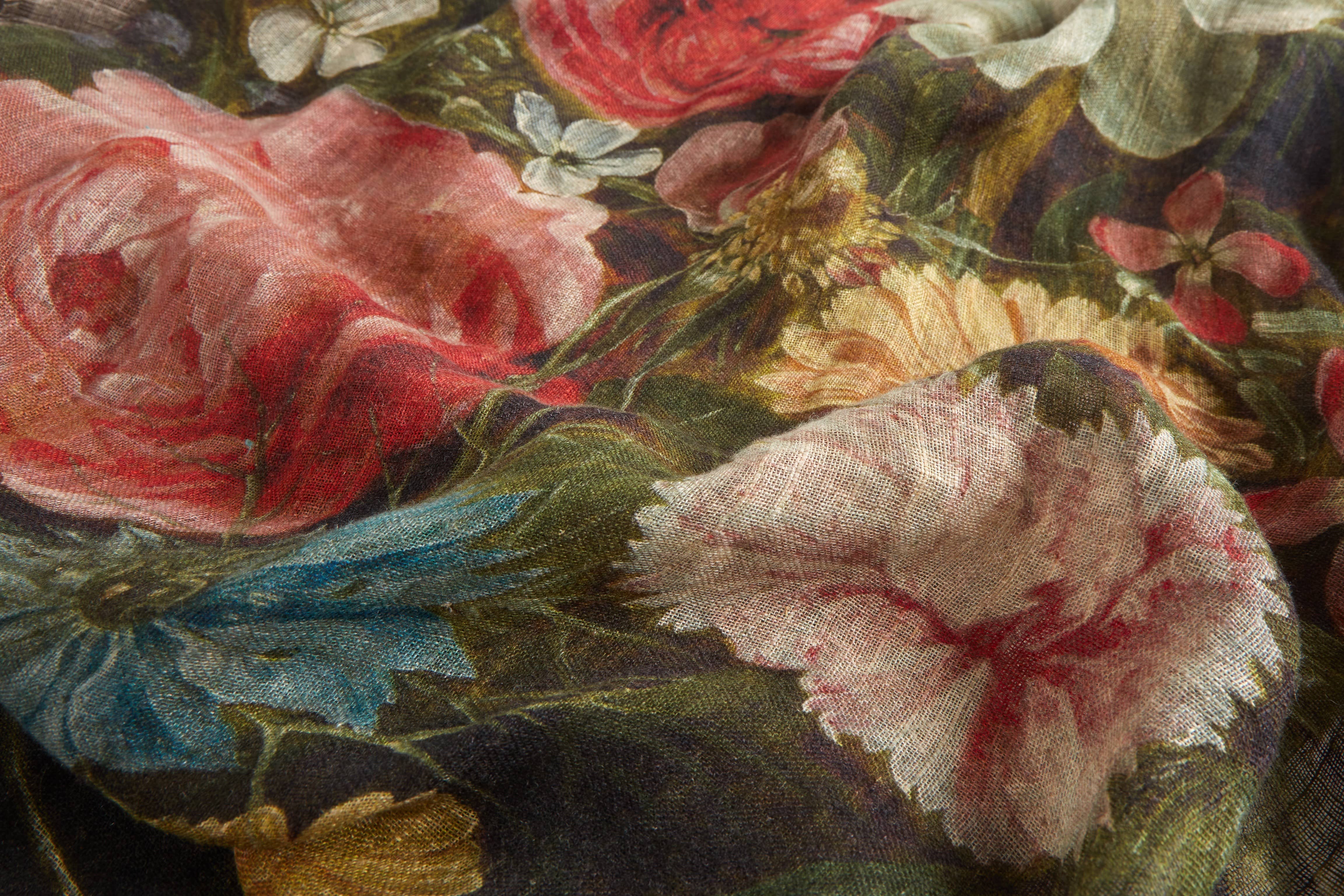 Antwerp Linen Shawl - Siren Song (40in x 80in)