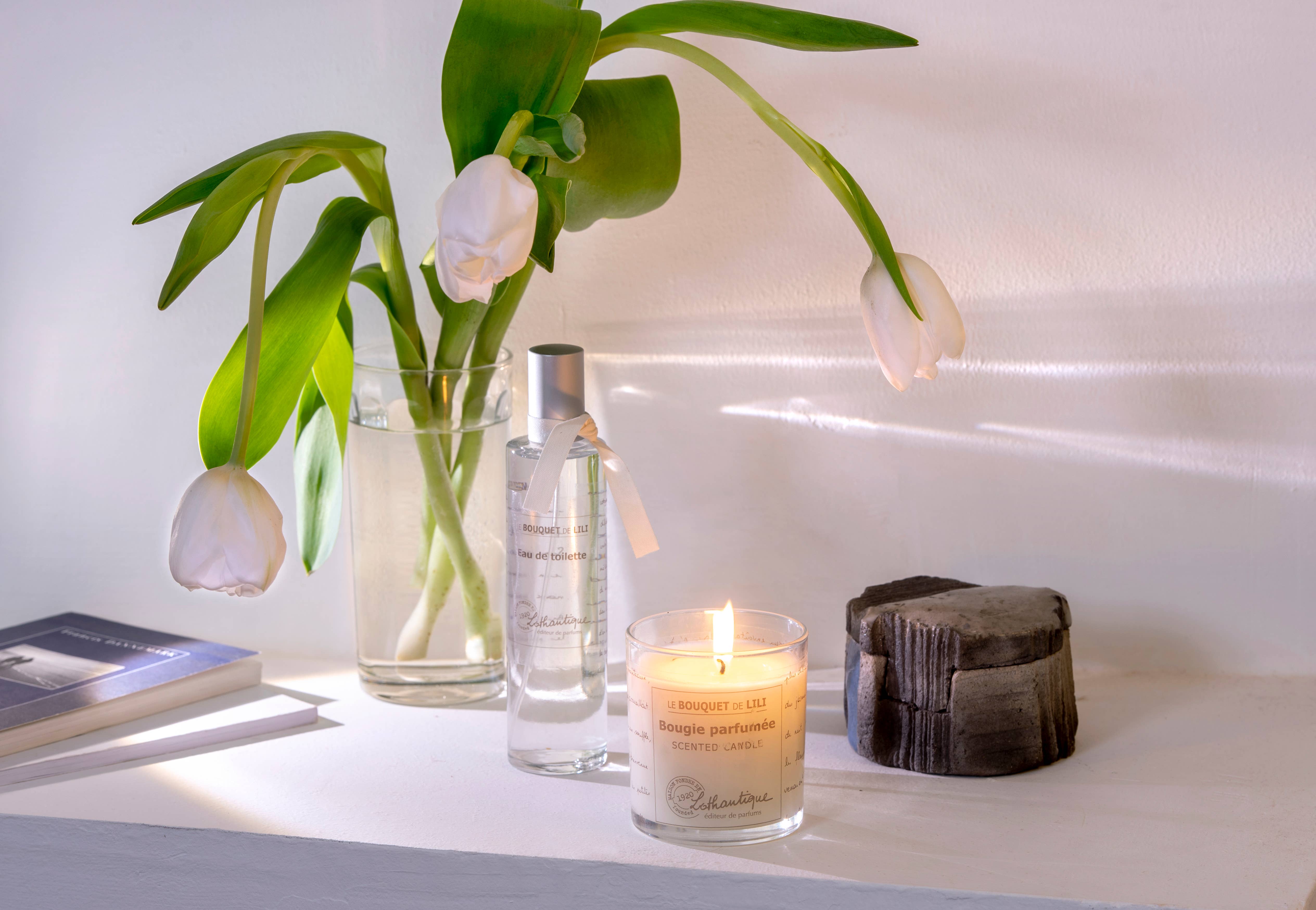 Candle, Chemin de Roses Scented - Lothantique (140g)