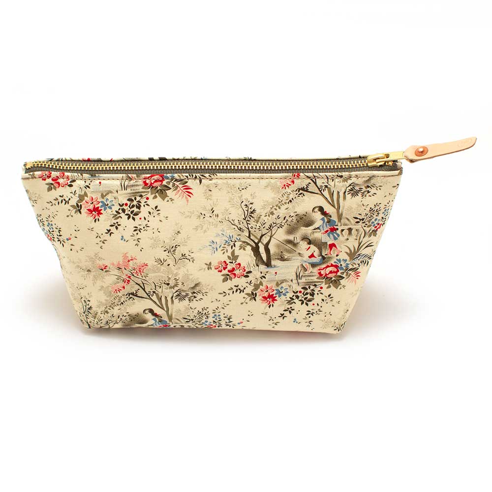 1940s Country Toile Travel Clutch - General Knot & Co.