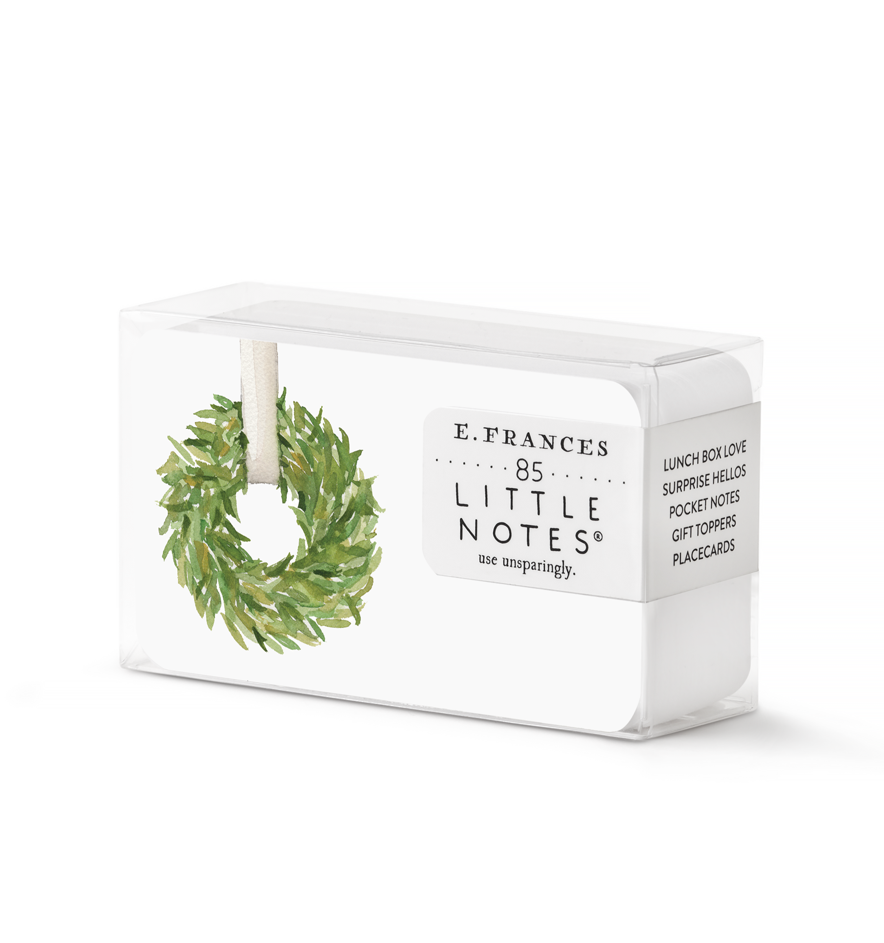Place Cards, Classic Wreath - E. Frances Paper (85 cards, 3.5in x 2in)