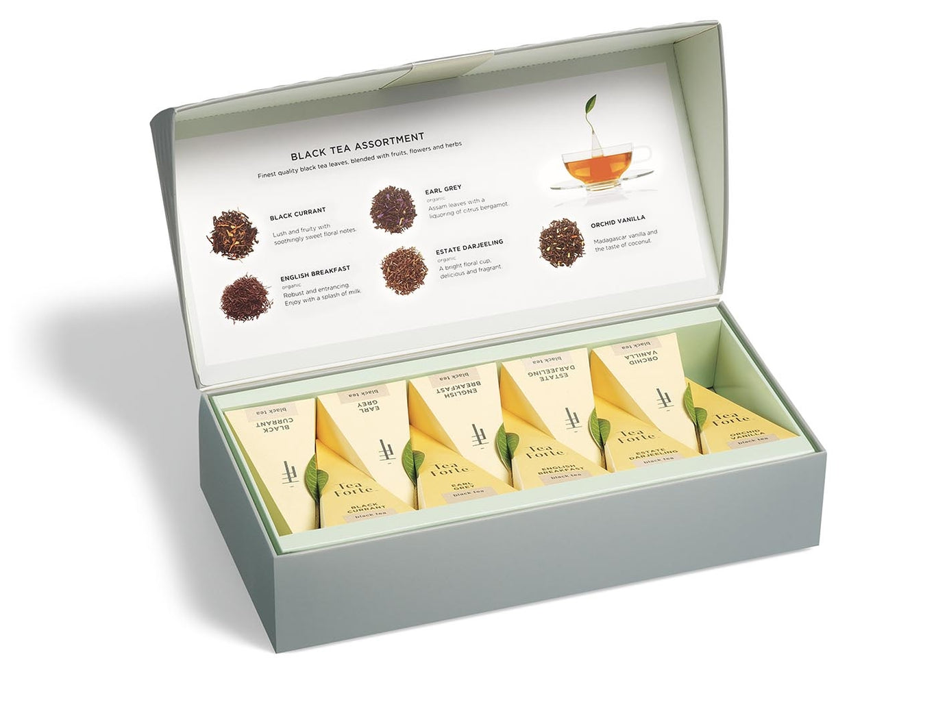 Black Tea Assortment Petite Presentation Box - Tea Forte (1.1oz / 30g)