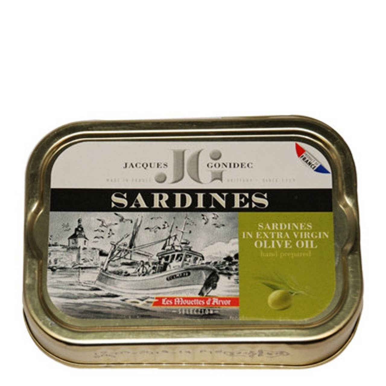 Sardines in Organic Extra Virgin Olive Oil - Godinec (4oz)