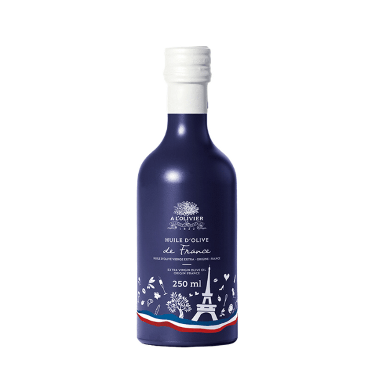 Extra Virgin Olive Oil, French Blue Ceramic - A L'Olivier (8.4oz / 250ml)