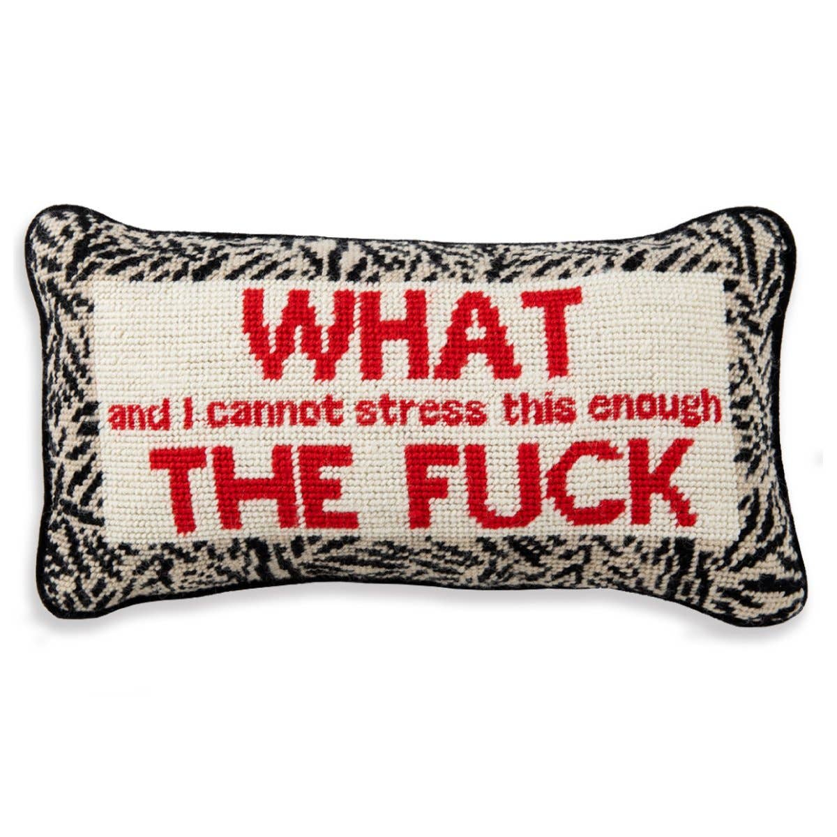 Pillow, WTF - Furbish Studio (8in x 14in)