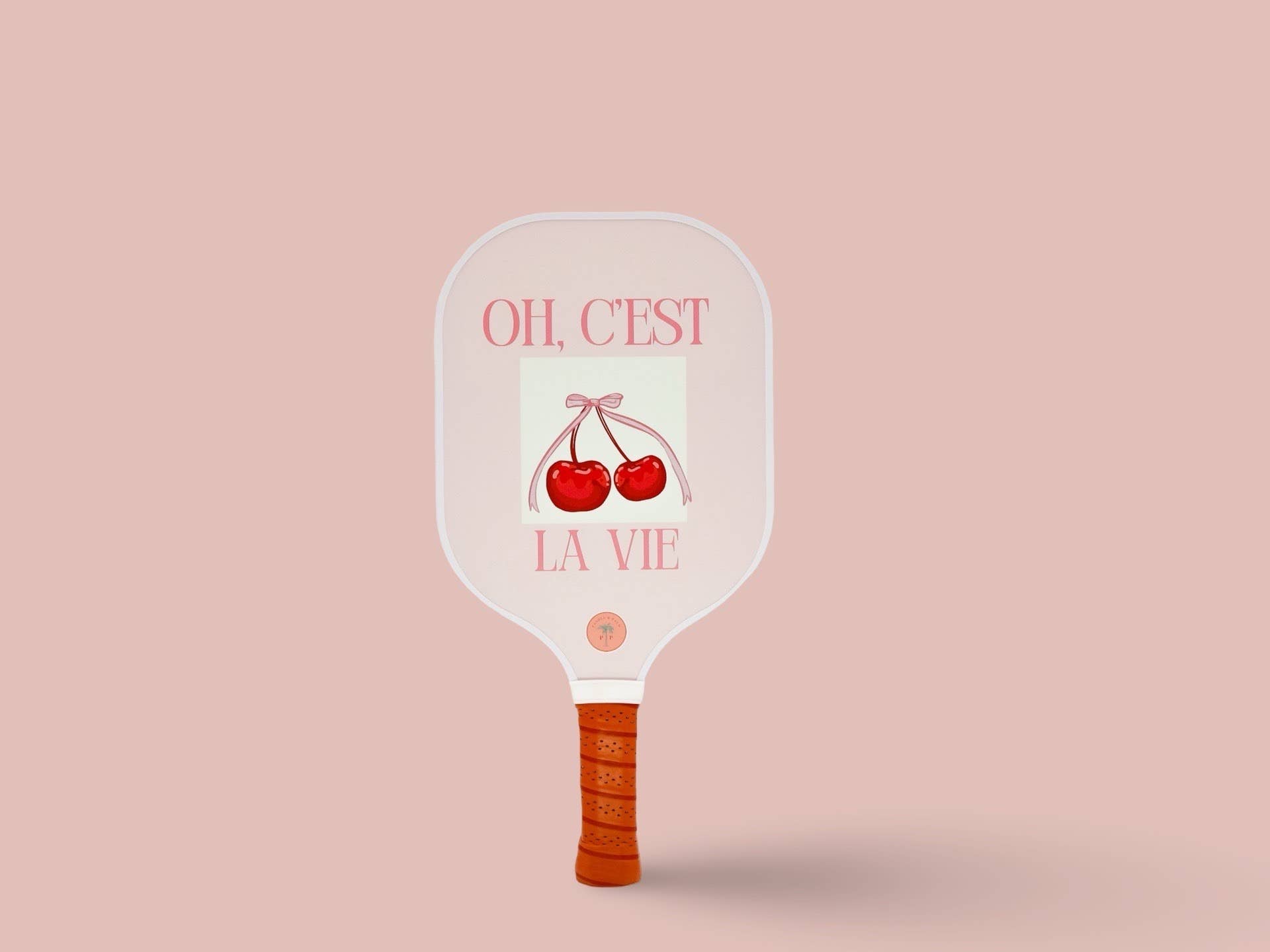 Pickleball Paddle, 'Oh, C'est la vie' - Paddle & Palm Pickleball