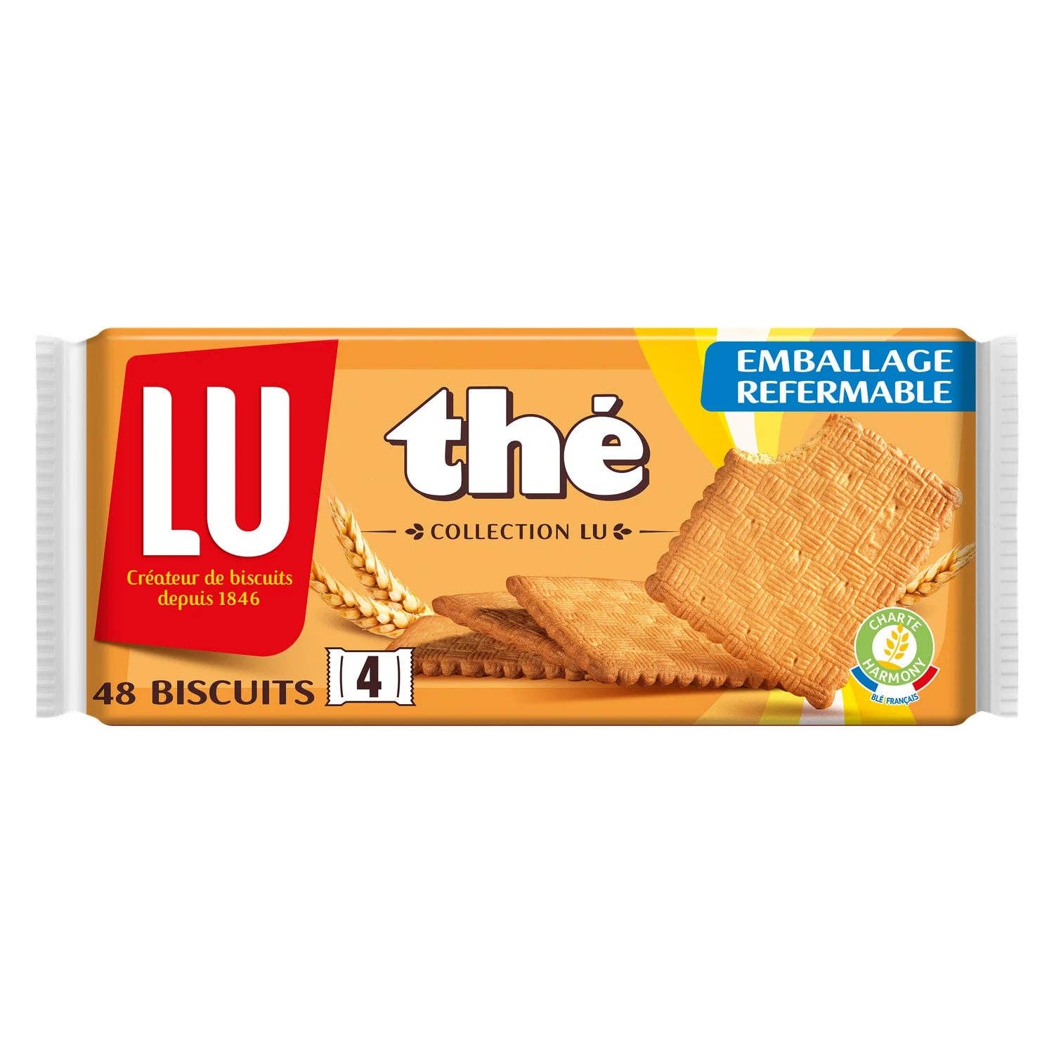 French Graham Crackers - Lu (48 biscuits, 12.4oz / 350g)