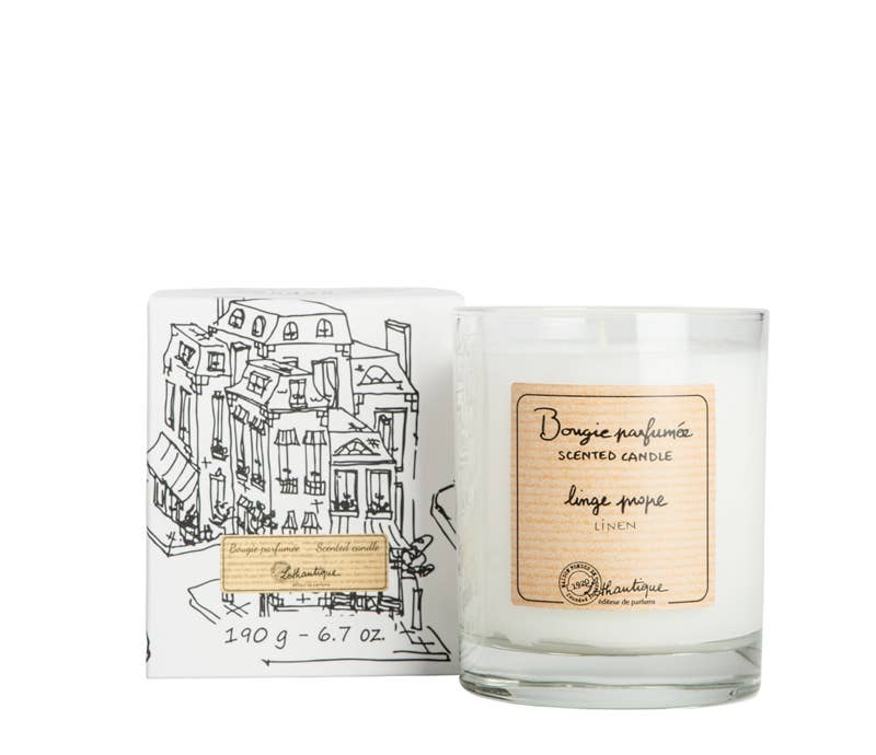 Candle, Linen Scented - Lothantique (6.7oz / 190g)