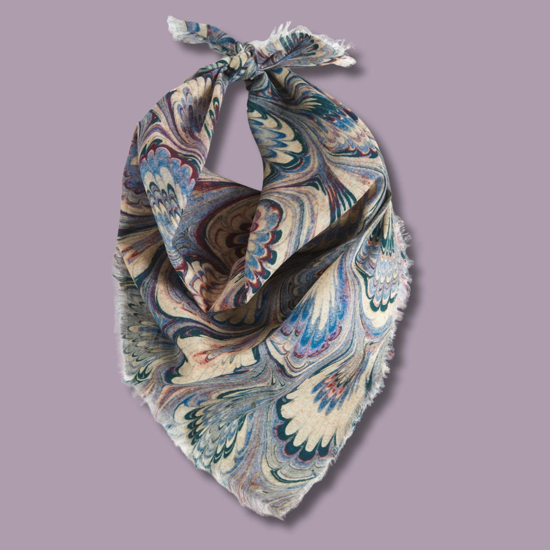 Wilde Voile Bandana - Siren Song (20in sq)