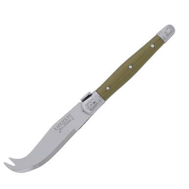 Mini Cheese Knife, Olive Green - Jean Dubost Laguiole