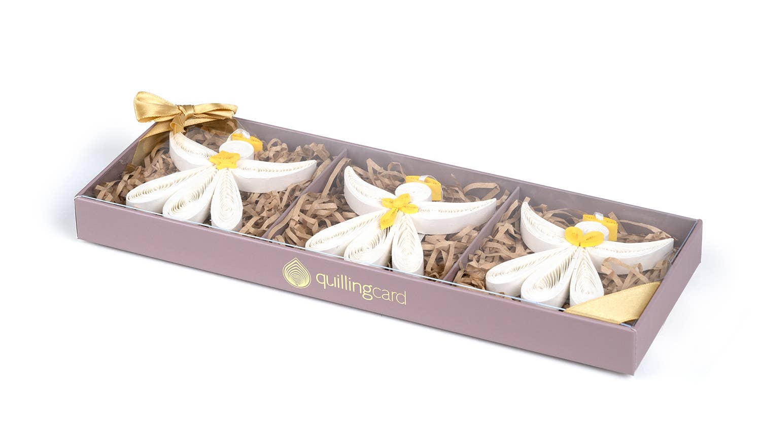 Ornament, Quilled Angel Box Set - Quilling Card