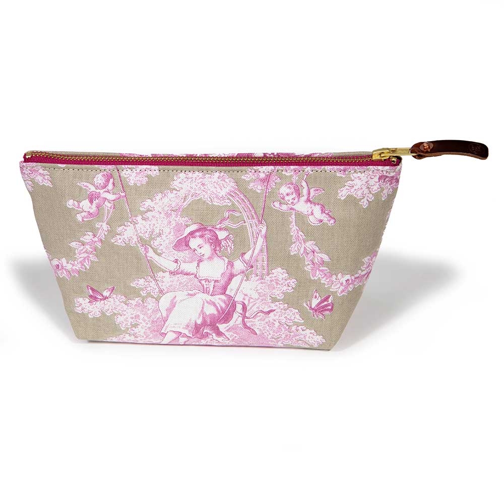 Sand & Rose Toile Travel Clutch - General Knot & Co.
