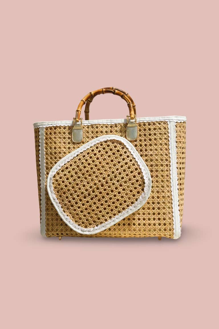 Pickleball Tote Bag - Paddle & Palm