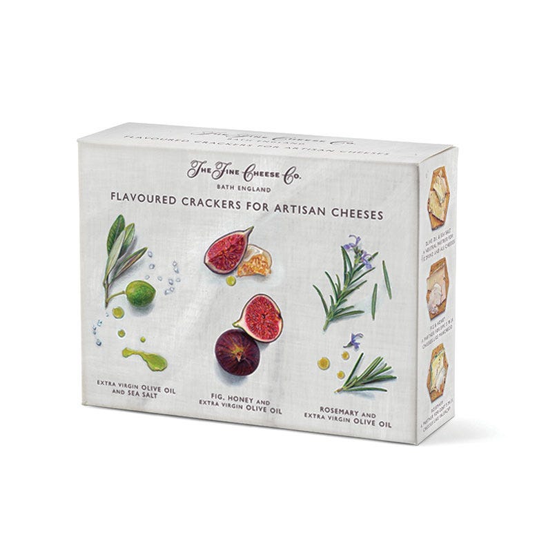 Flavored Crackers Selection Box - The Fine Cheese Co. (375g)