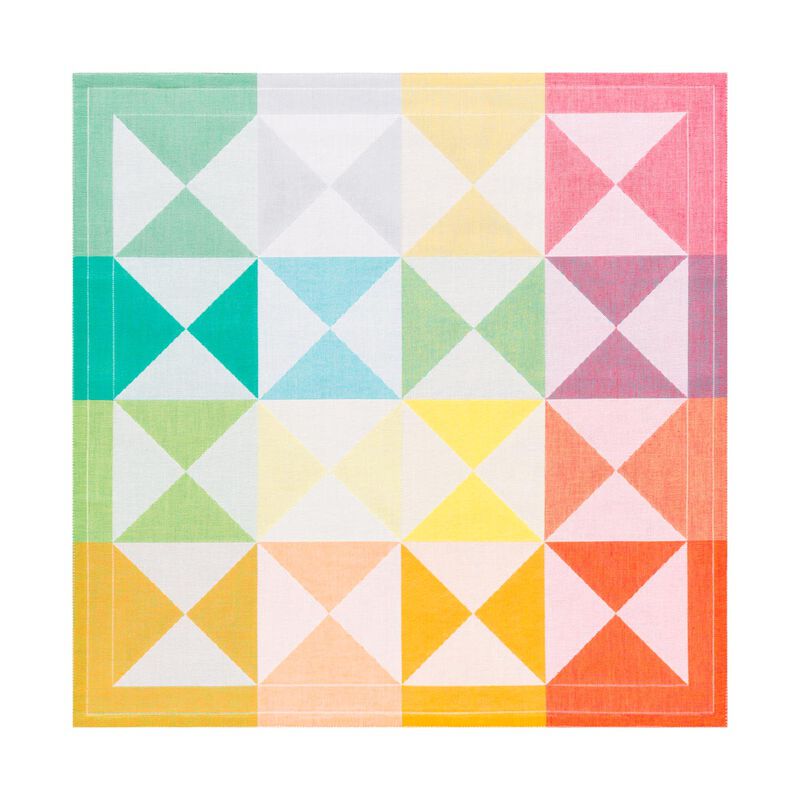 Napkin Origami, Multico (Set of 4) - Le Jacquard Français (21in sq)
