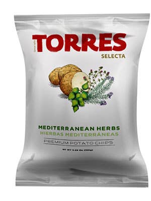 Gourmet Mediterranean Herbs Potato Chips - Torres (5.3oz / 150g)