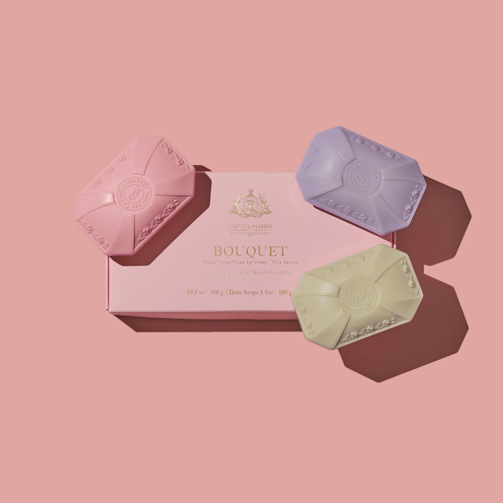 Bouquet Three-Soap Gift Set - Caswell-Massey (3.5oz / 100g each)