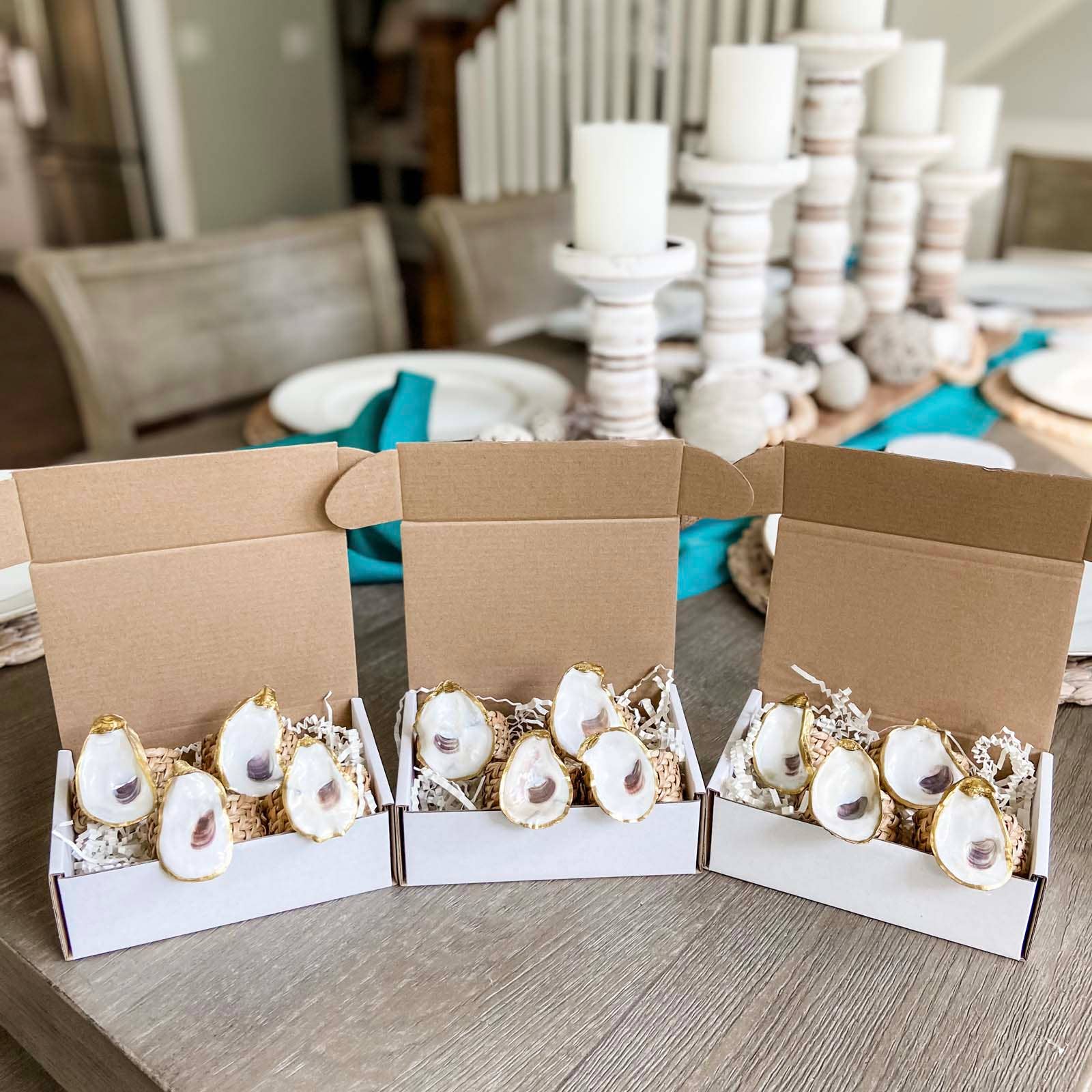 Oyster Shell Napkin Rings