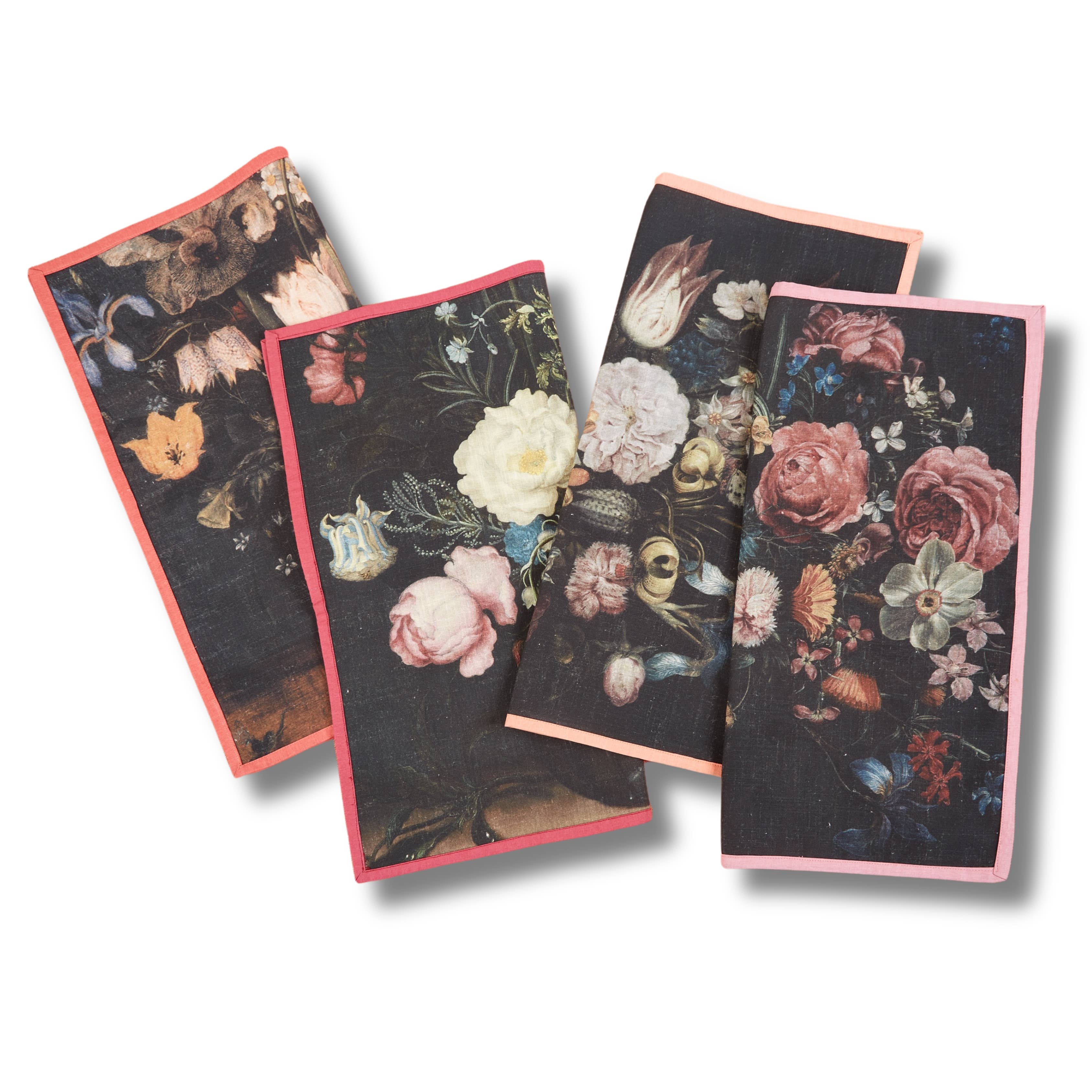 Amsterdam Dinner Napkins, Set of 4 - Siren Song (20in sq)