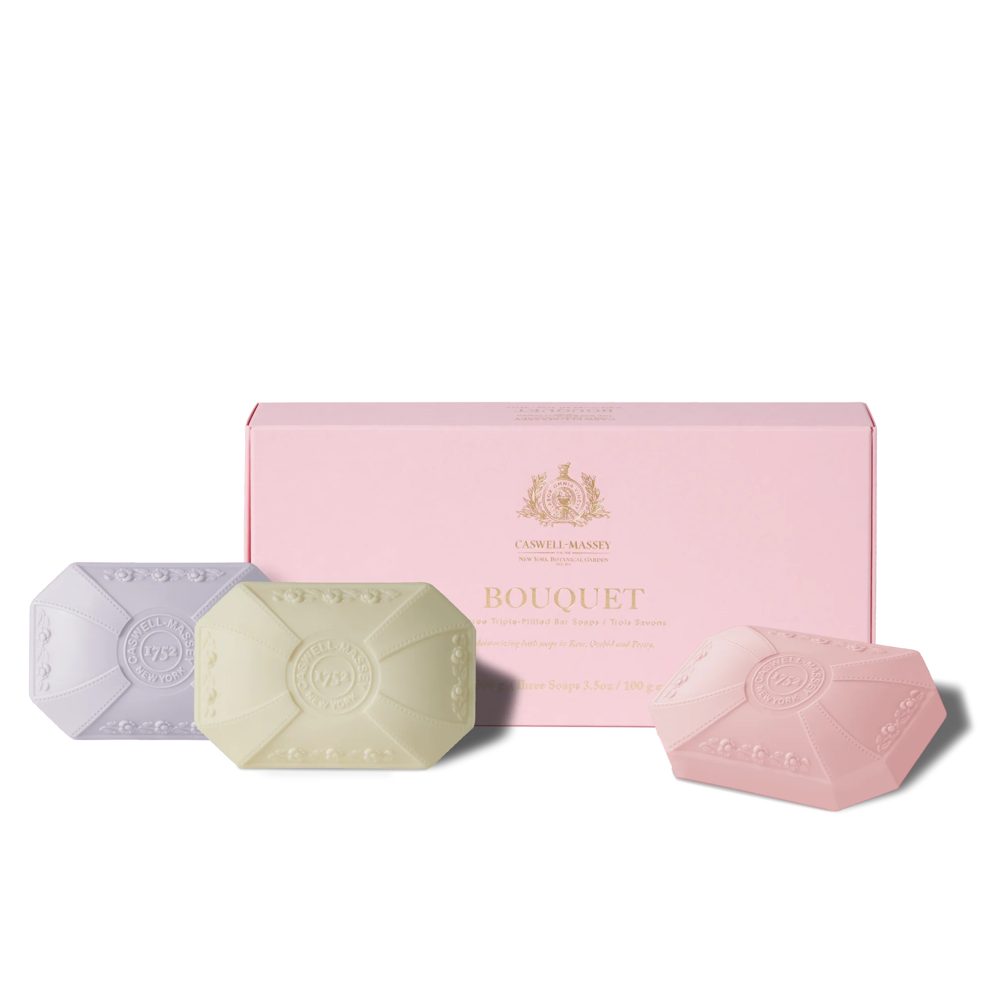 Bouquet Three-Soap Gift Set - Caswell-Massey (3.5oz / 100g each)