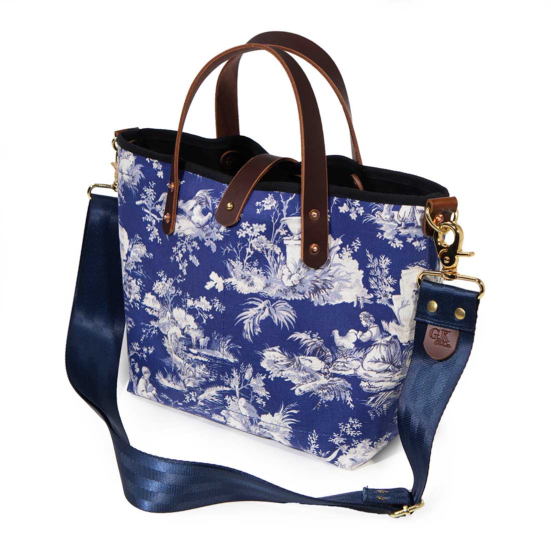 Sapphire Toile All Day Mini Tote - General Knot & Co.