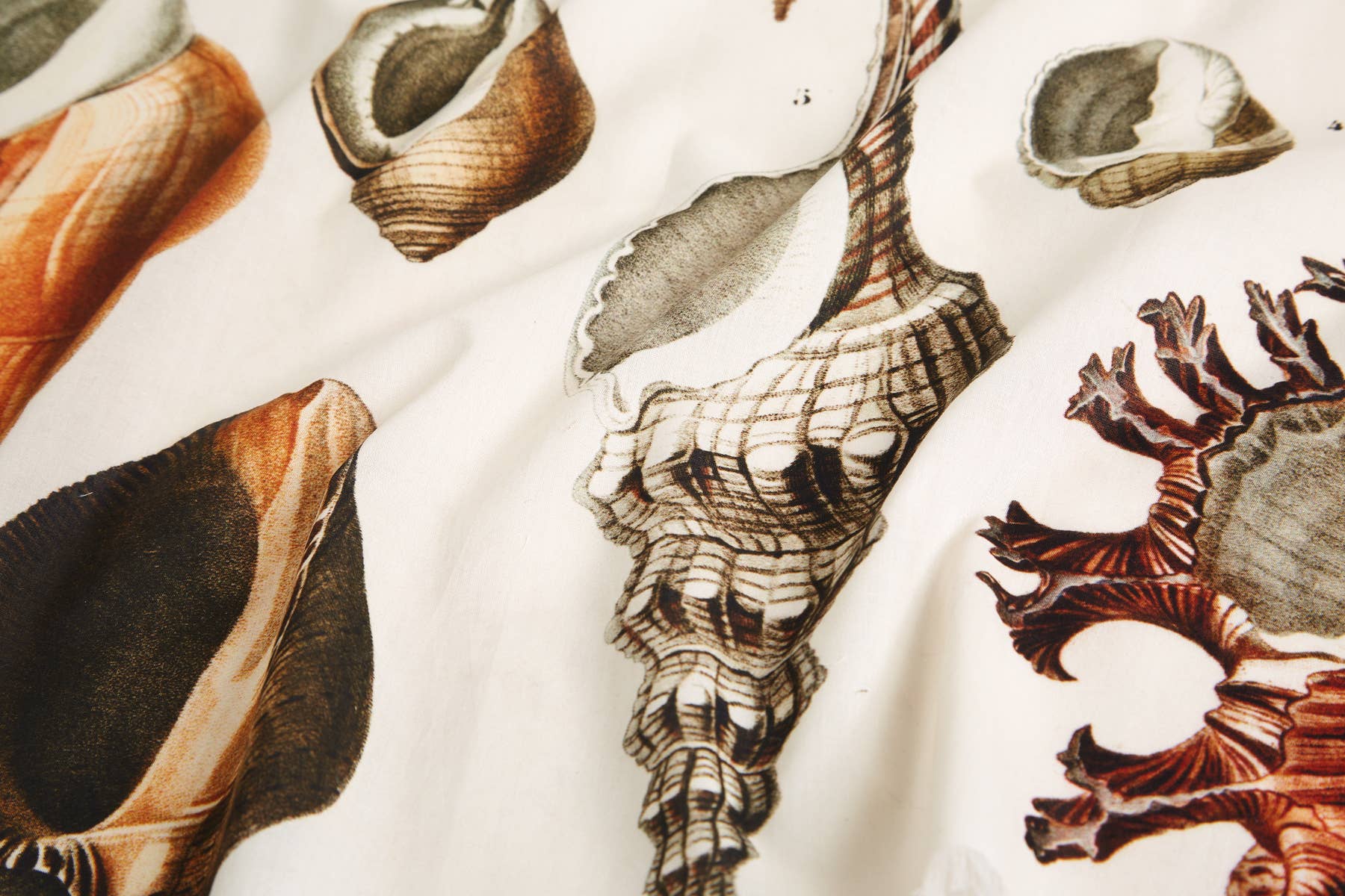 Seashells Voile Bandana - Siren Song (20in sq)