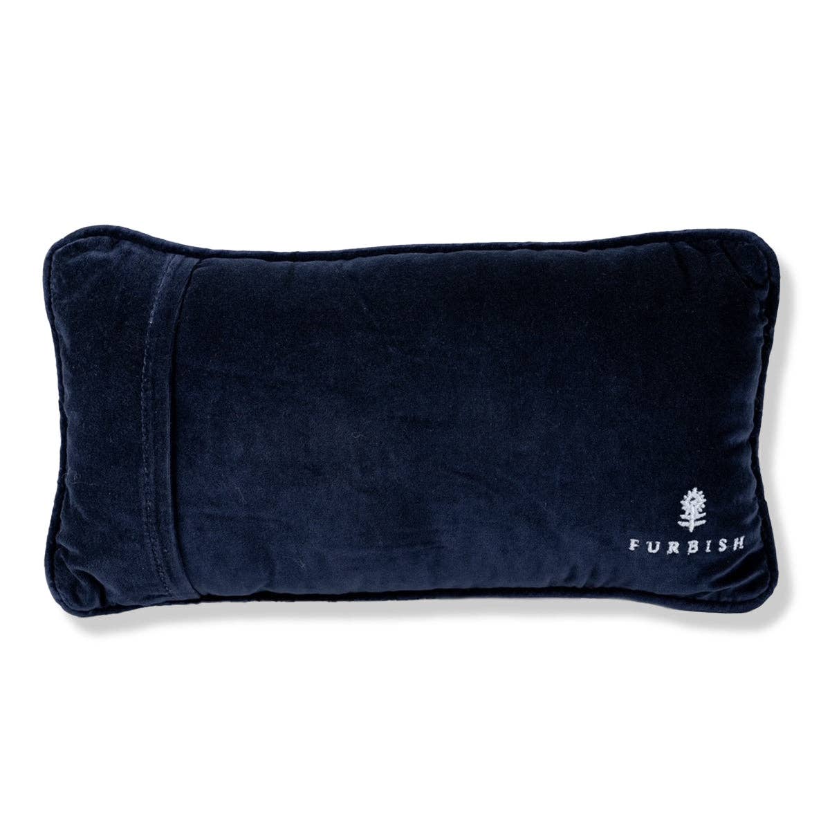 Pillow, 'High-End Gays' Needlepoint - Furbish Studio (8in x 14in)