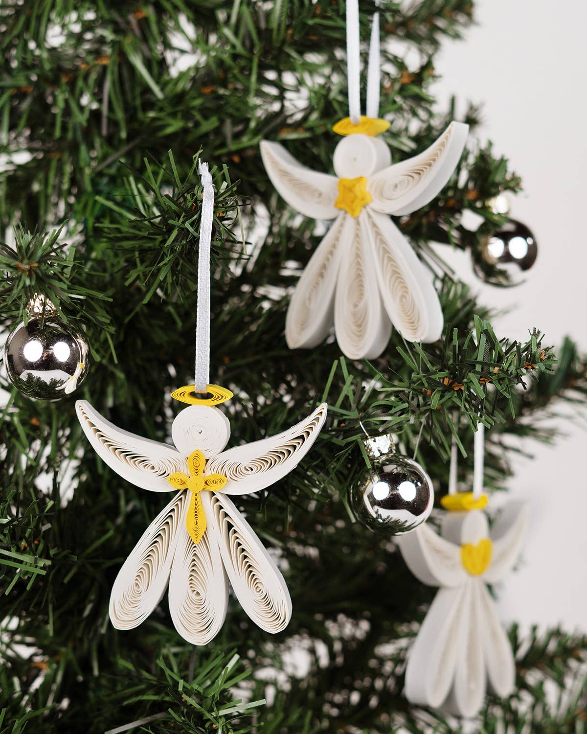 Ornament, Quilled Angel Box Set - Quilling Card