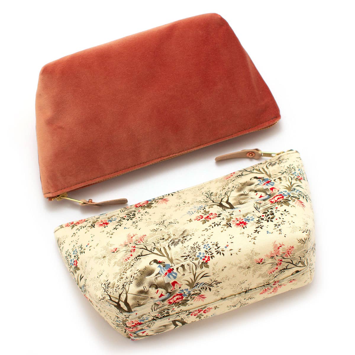 1940s Country Toile Travel Clutch - General Knot & Co.