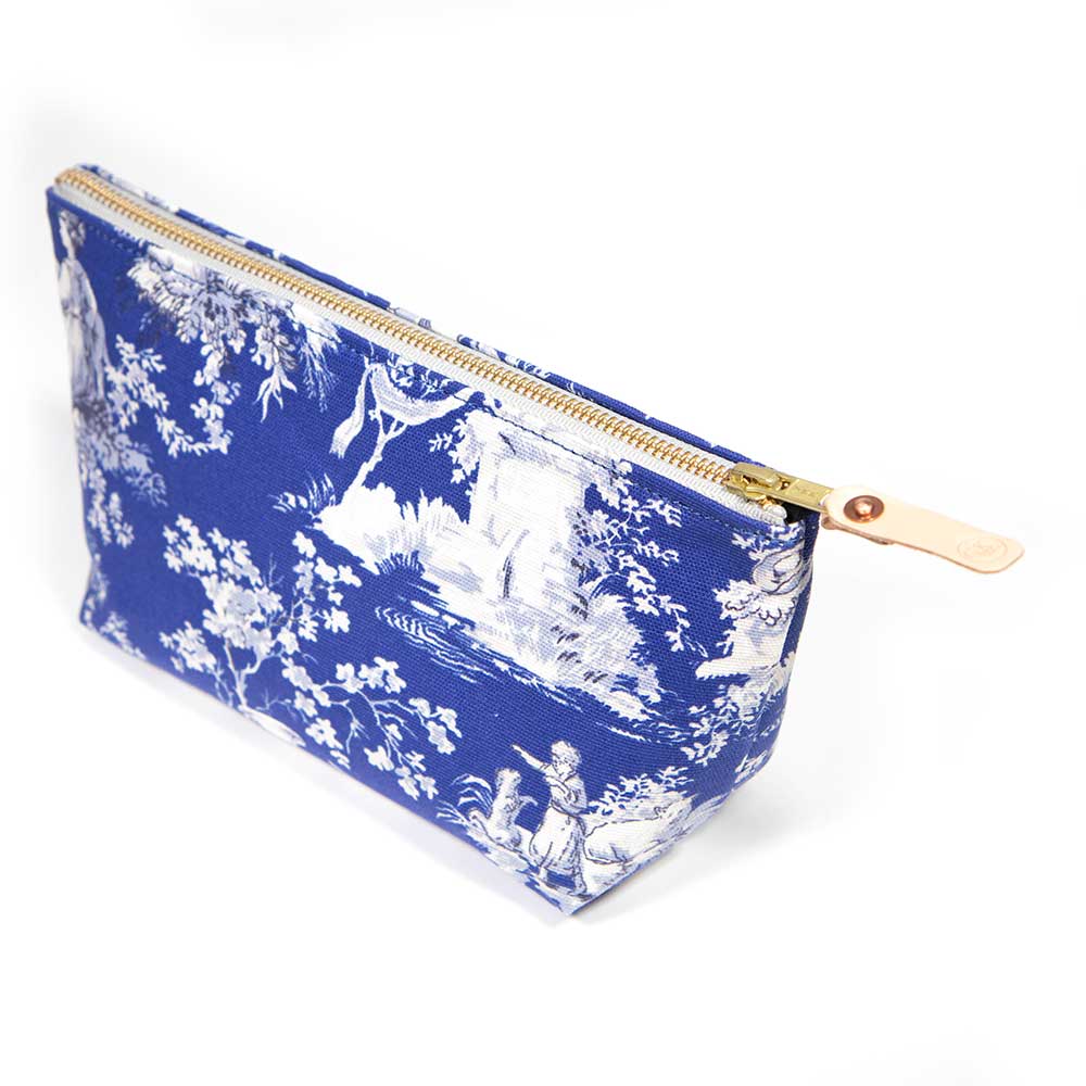 Sapphire Toile Travel Clutch - General Knot & Co.