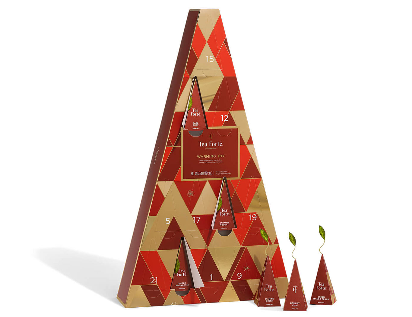 Warming Joy 2024 Advent Calendar - Tea Forte (24 assorted teas)