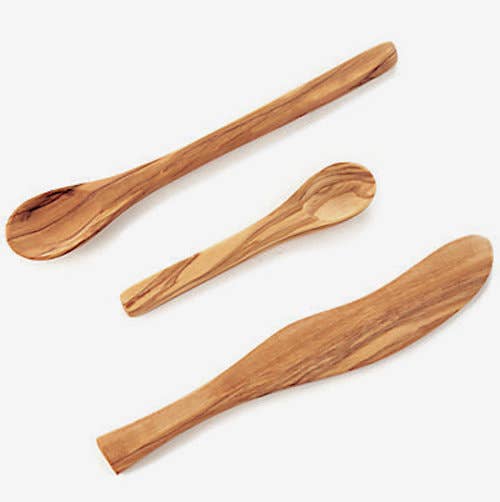 Olivewood Appetizer Spoon - Bella Cucina