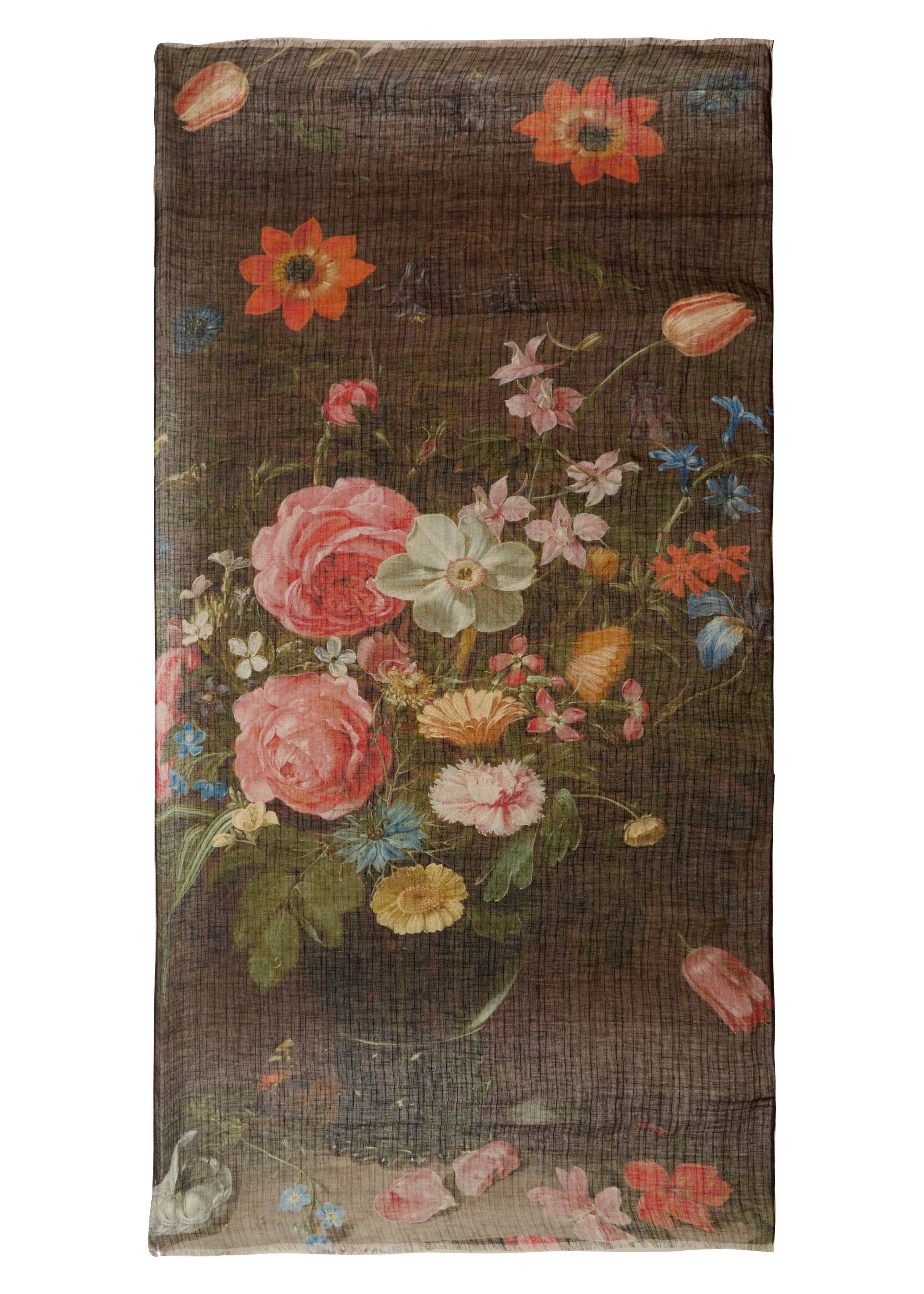 Antwerp Linen Shawl - Siren Song (40in x 80in)