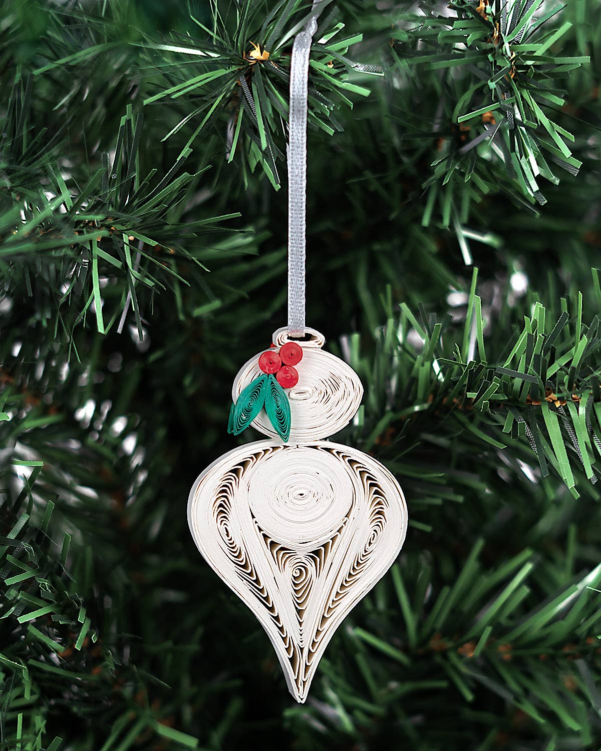 Ornament, Quilled Christmas Ornaments Box Set - Quilling Card