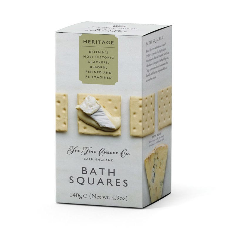 Heritage Bath Squares - The Fine Cheese Co. (4.9oz / 140g)