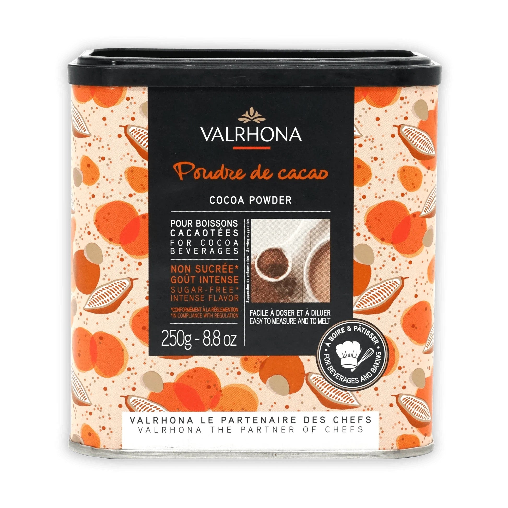 Cocoa Powder - Valrhona (88oz / 250g)