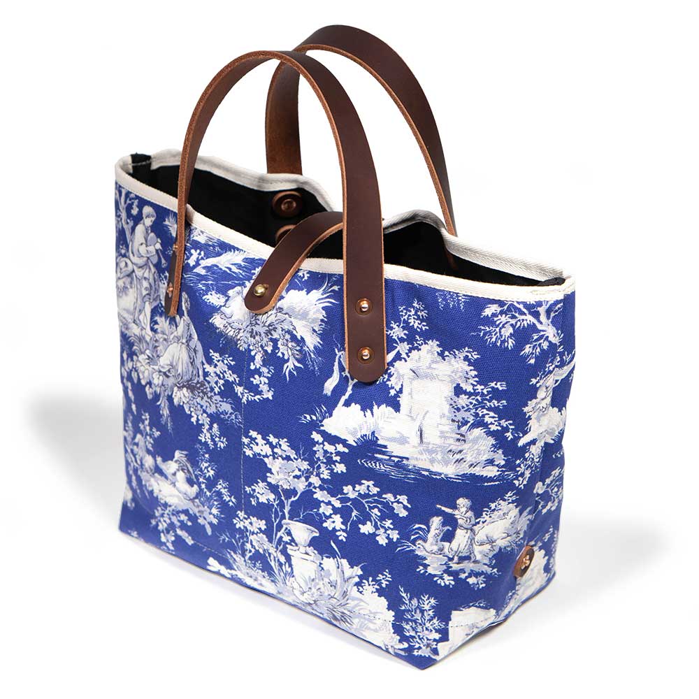 Sapphire Toile All Day Mini Tote - General Knot & Co.