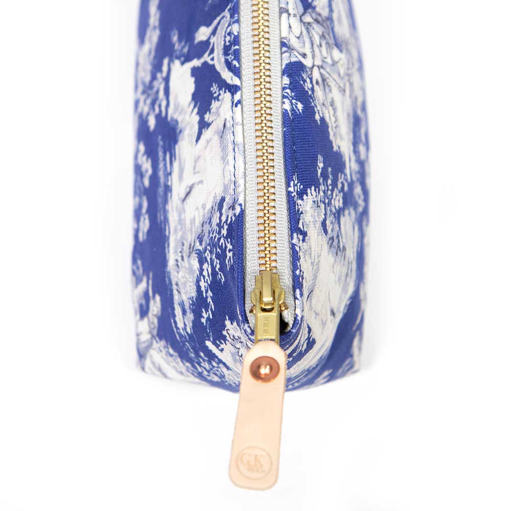 Sapphire Toile Travel Clutch - General Knot & Co.