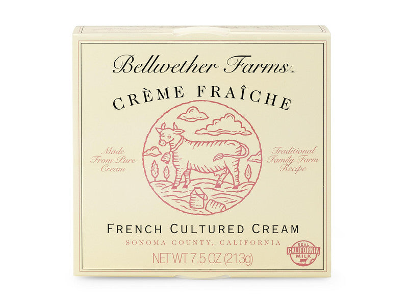 Crème Fraîche, French Cultured Cream - Bellwether Farms (5oz / 142g)