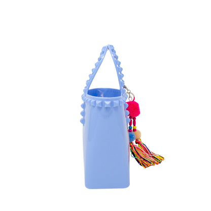 Baby Blue Tiny Jelly Tote Bag