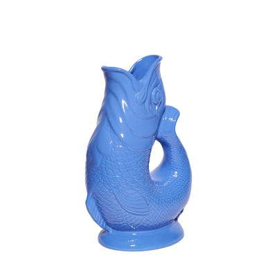 Sea Blue Gluggle Jug (L)