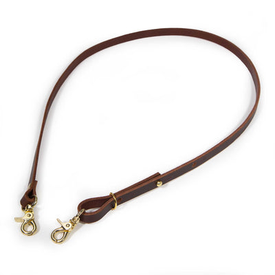 Mahogany Leather Cross Body Strap, 41-inch