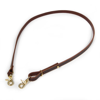 Mahogany Leather Cross Body Strap, 41-inch