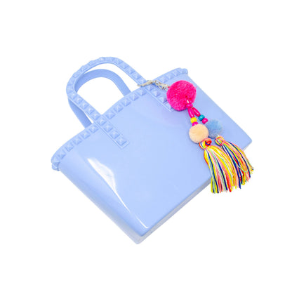 Hot Pink Tiny Jelly Tote Bag