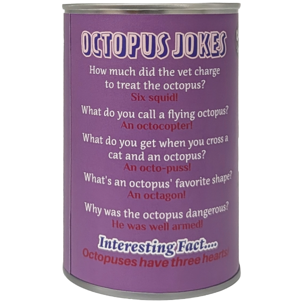 Inky the Canned Octopus, Foil Lid