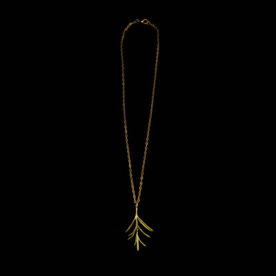 Petite Herb Rosemary Pendant - Michael Michaud (16in, adjustable)