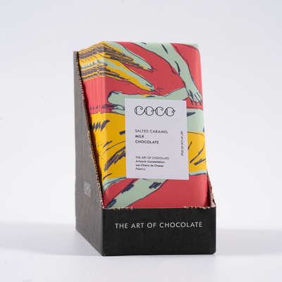 Salted Caramel Milk Chocolate Bar - Coco Chocolatier