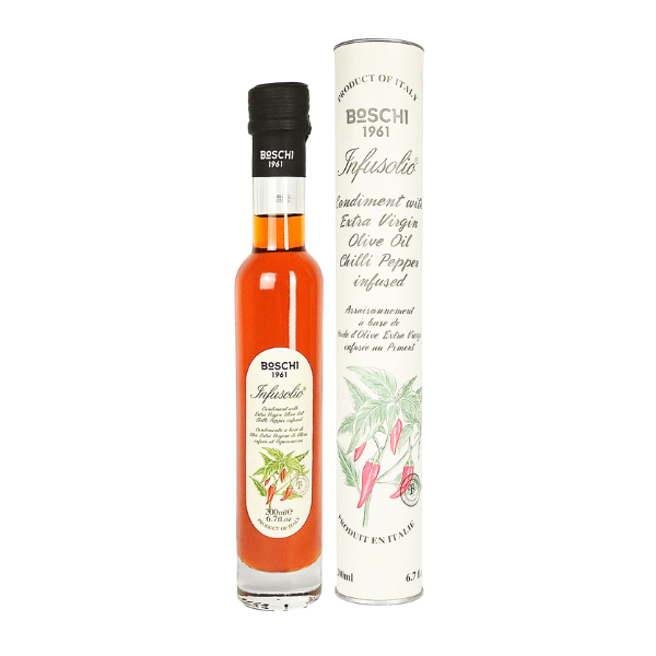 Chili-Infused Extra Virgin Olive Oil - Boschi 1961 (6.7oz)