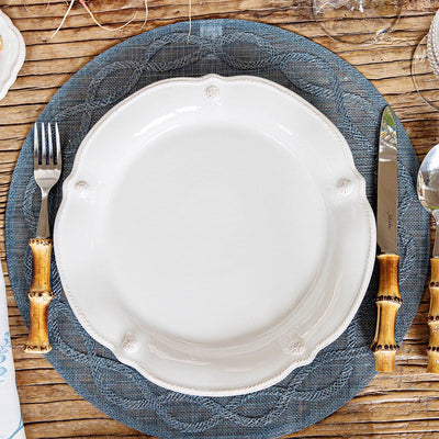 Berry & Thread Flared Dinner Plate - Whitewash